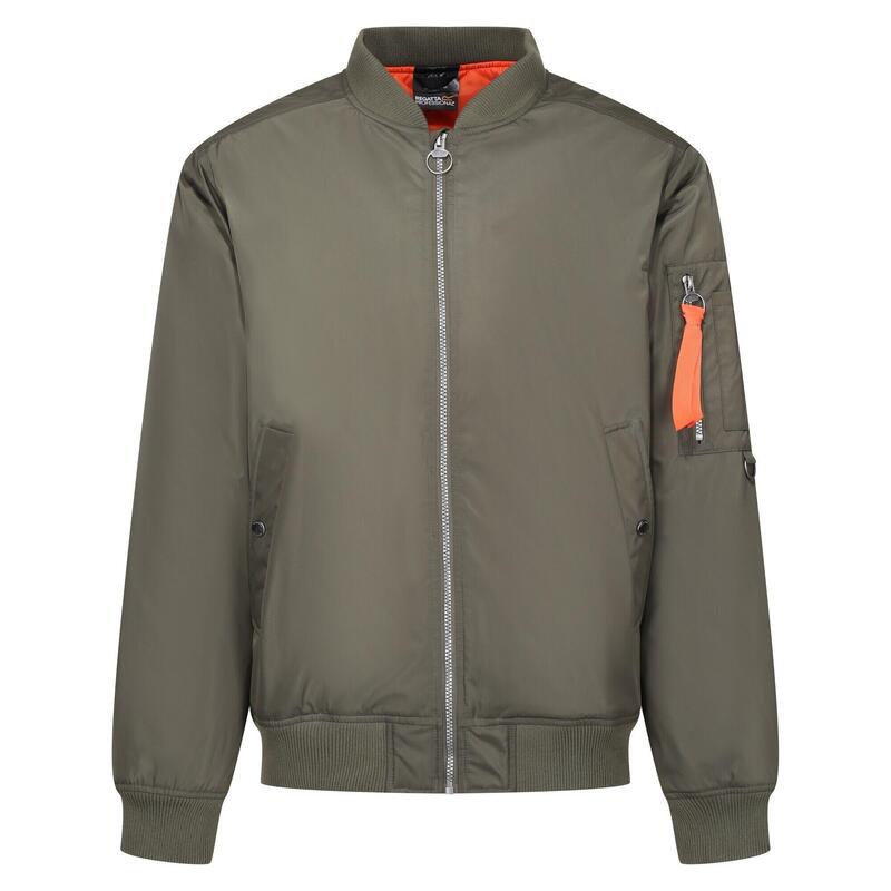 "Pro" Jacke Pilotenjacke für Herren Dunkel-Khaki