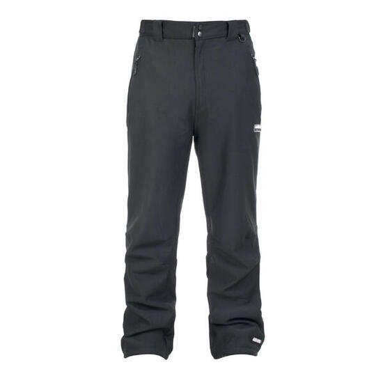 Pantaloni SoftShell Resistenti All´Acqua Uomo Trespass Hemic Nero