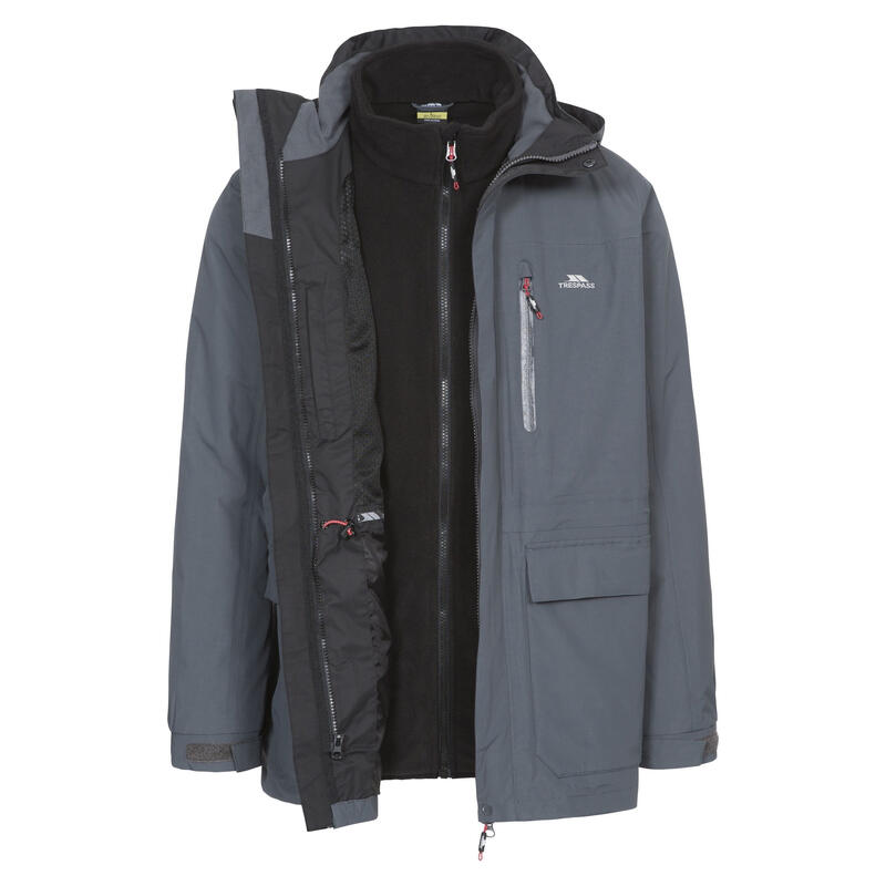 Veste imperméable 3 en 1 EDGEWATER II Homme (Carbone)