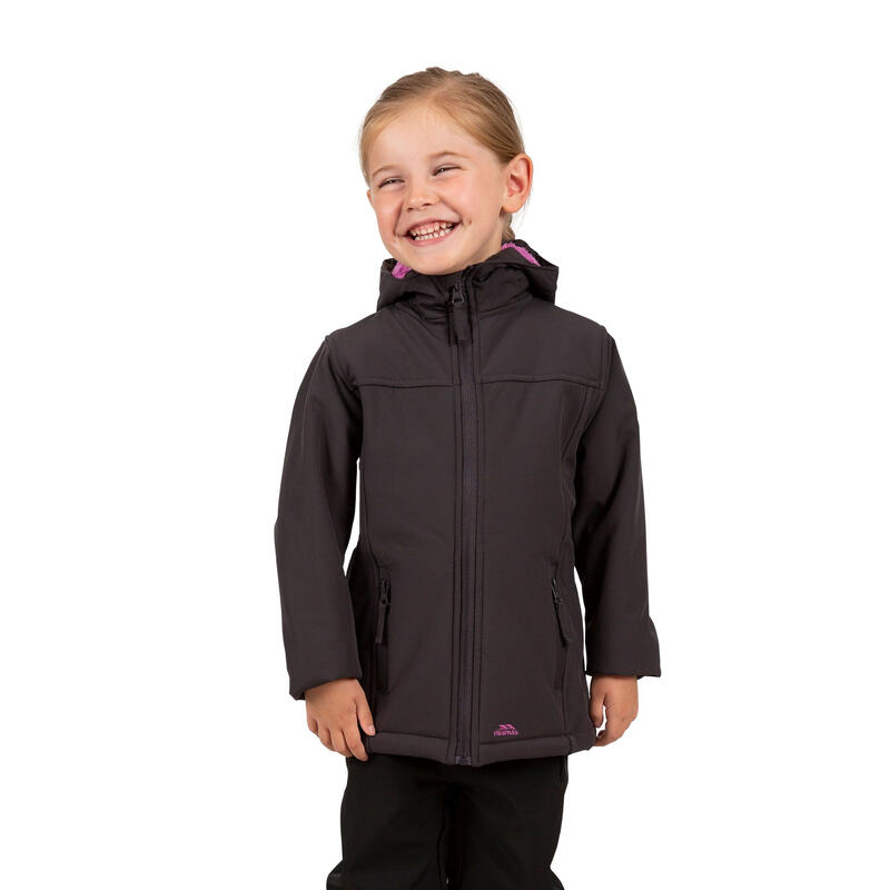 Veste softshell KRISTEN Enfant (Gris foncé)