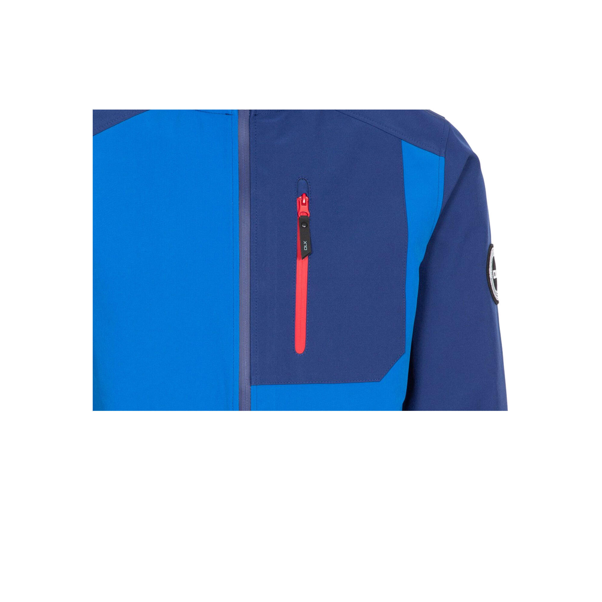 Uomo Giacca softshell impermeabile LUTZ (Blu)