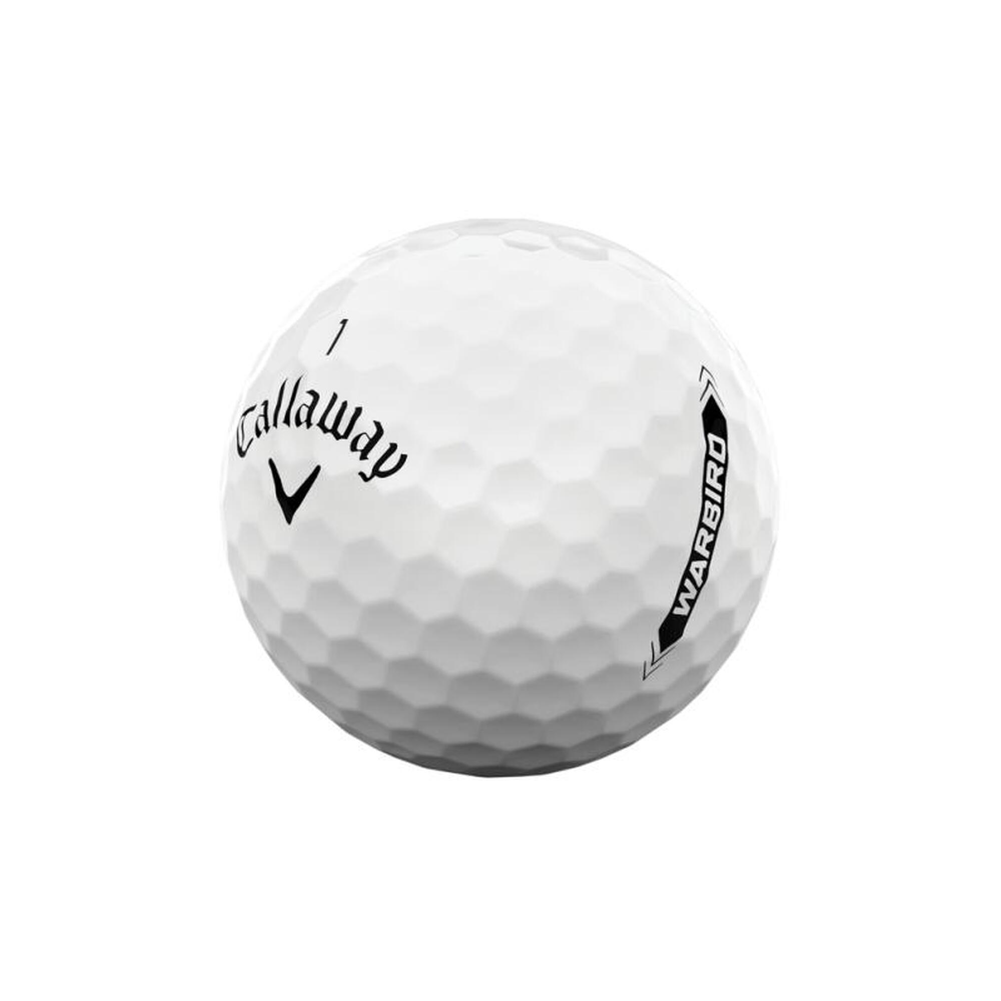 Boite de 12 Balles de Golf Callaway Warbird Blanche New