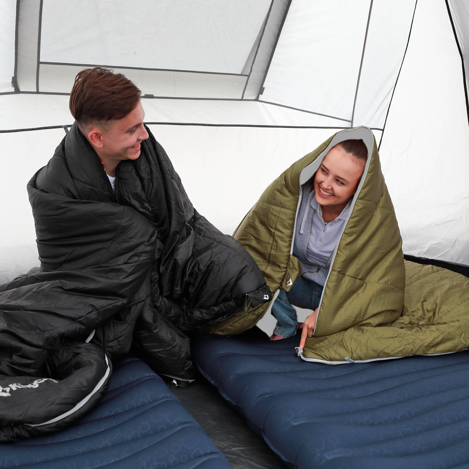 Sac de couchage d'été Oasis 250 Camping Outdoor 2,2m 12°C 4/7