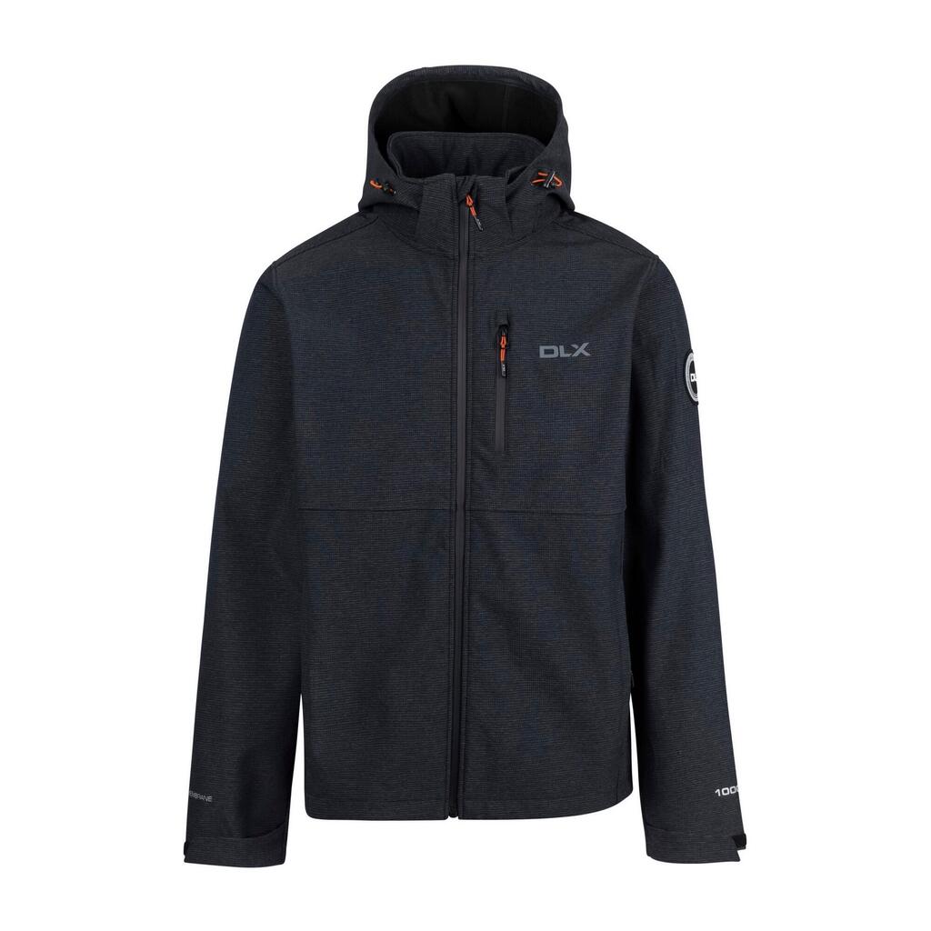 Mens Justin DLX Marl Soft Shell Jacket (Black Marl)