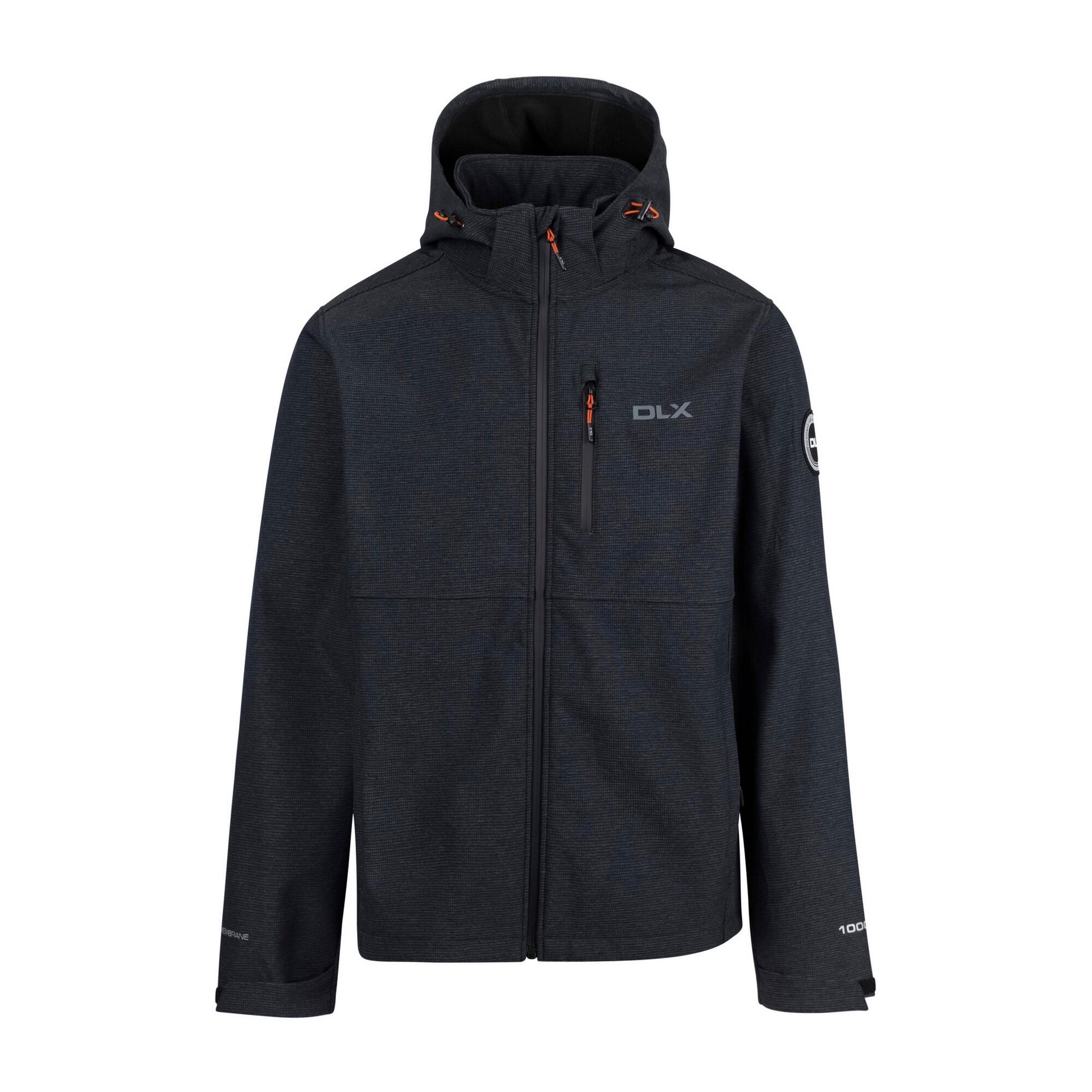 Men's JUSTIN DLX softshell jacket (Heather Black)