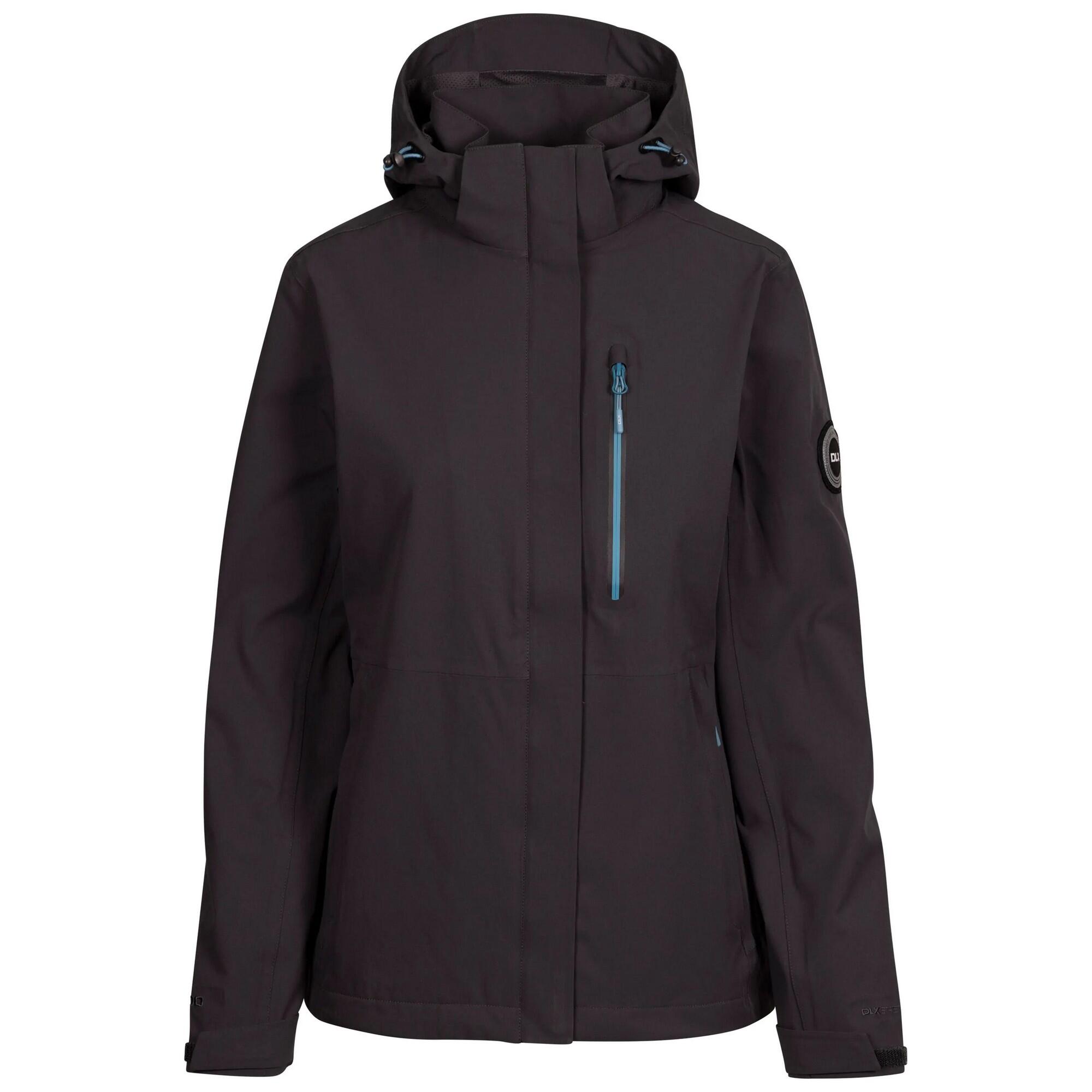 TRESPASS Womens/Ladies Katya DLX Waterproof Jacket (Dark Grey)