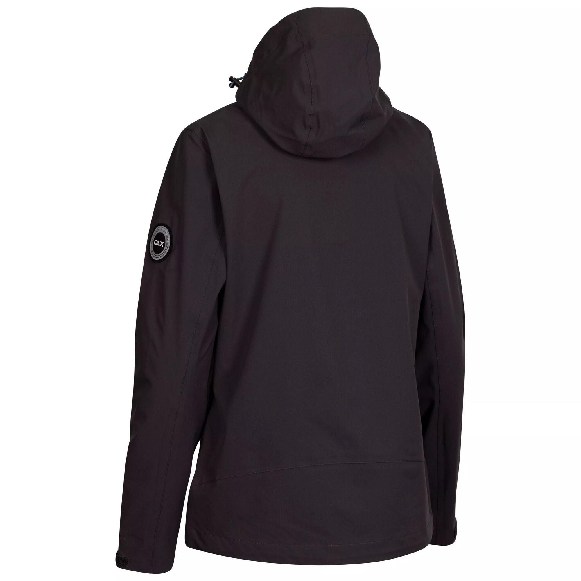 Chaqueta Impermeable Katya de DLX para Mujer Gris Oscuro 2/5