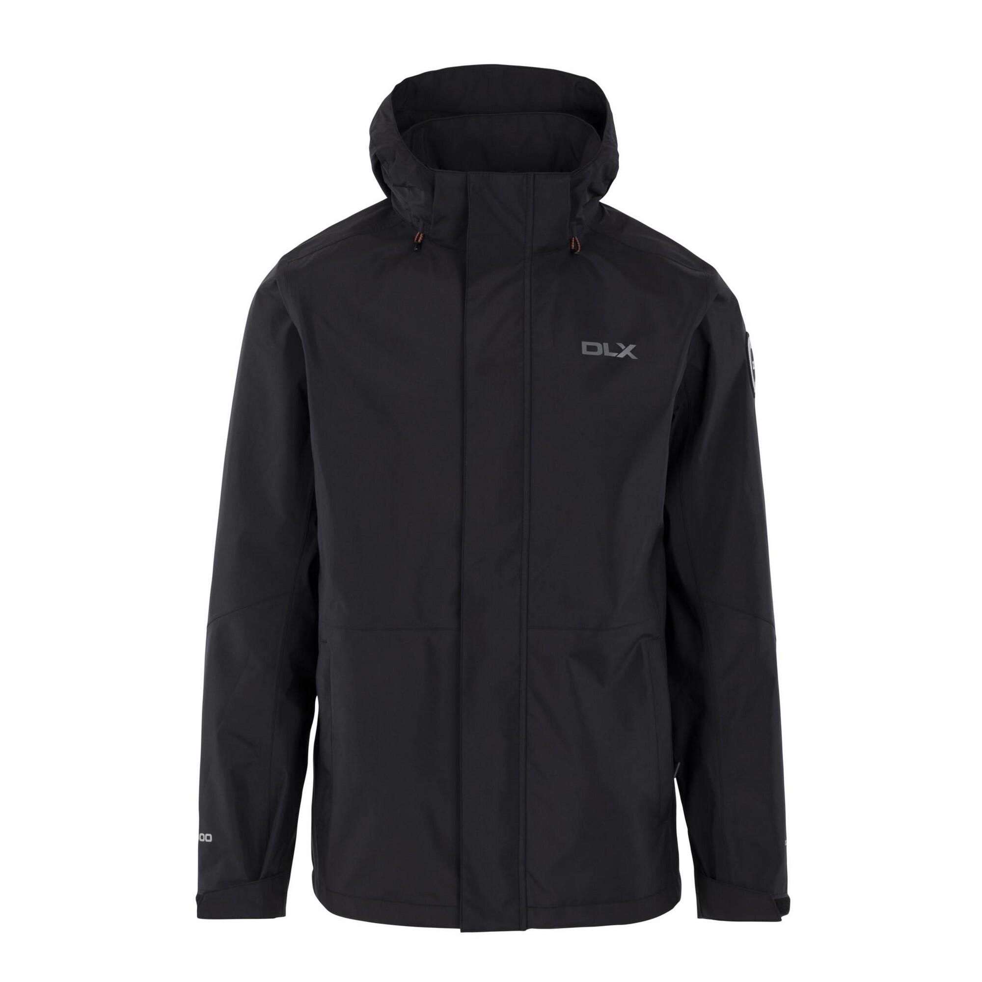 TRESPASS Mens DLX Cyril Waterproof Jacket (Black)