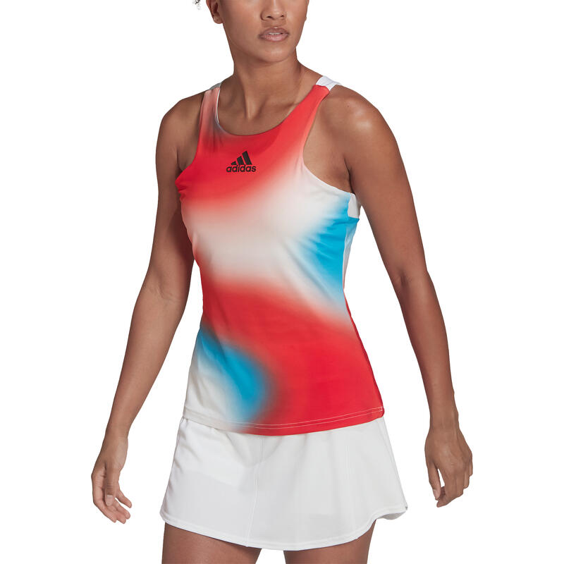 Camiseta de tirantes para mujer adidas Tennis Y-Tank Primeblue Heat.Rdy