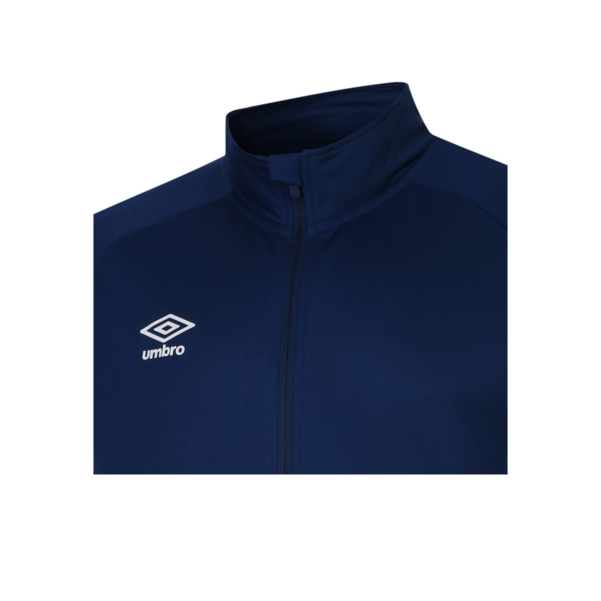 Childrens/Kids Total Training Knitted Track Jacket (Navy/White) 3/3