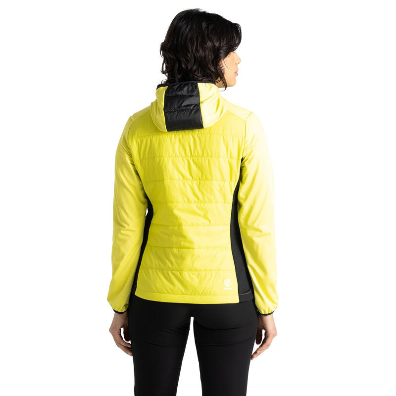 Veste Hybride ASCENDING Femme (Jaune Prune / Blanc)