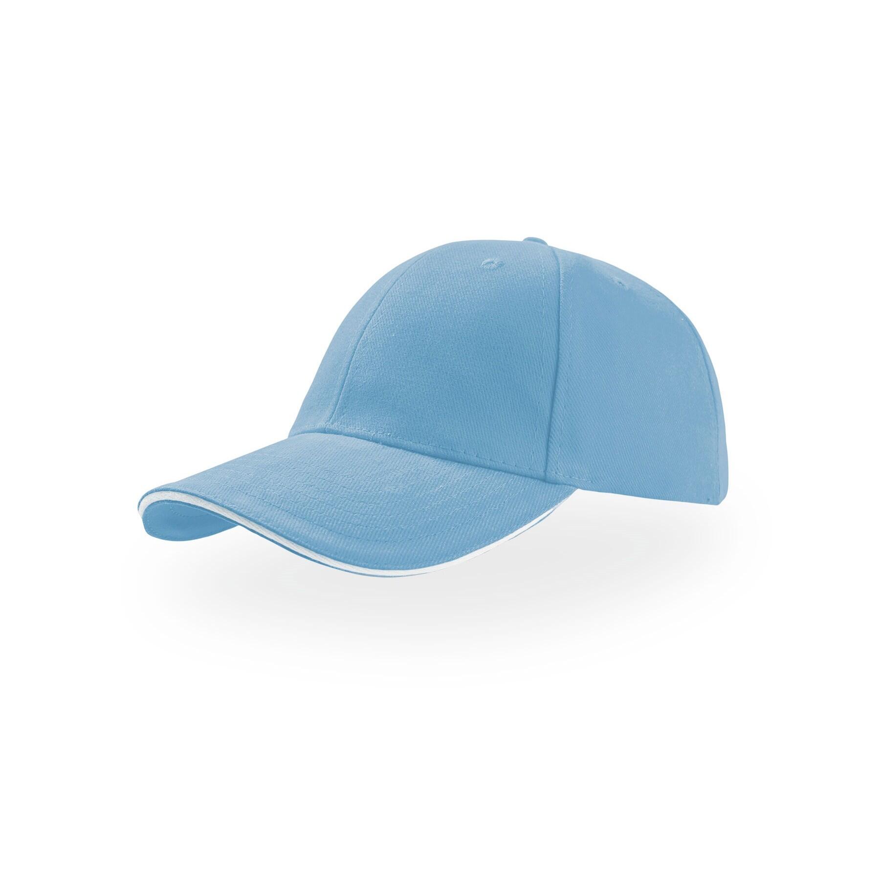 Mixed thick cotton sandwich cap (Light blue)