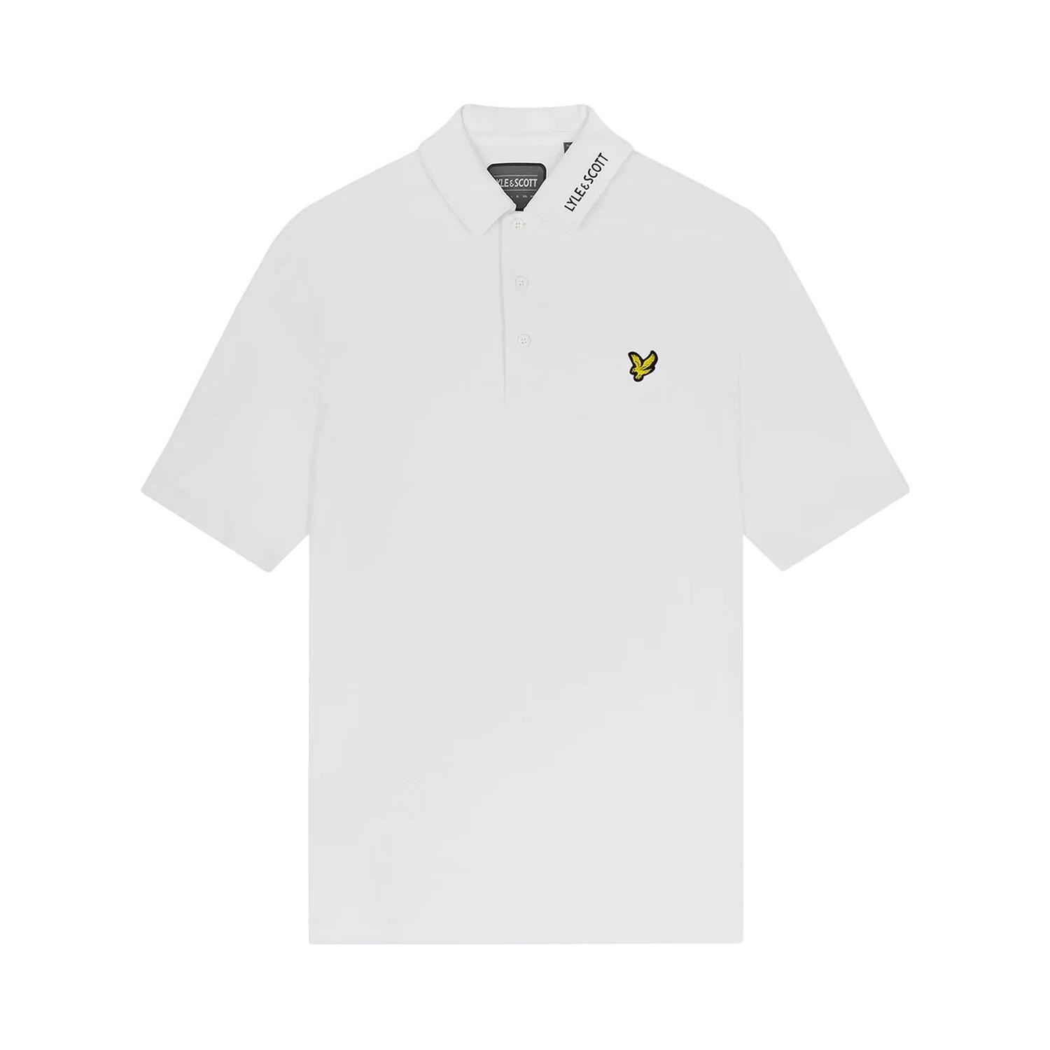 Uomo Polo TECH (Bianco)