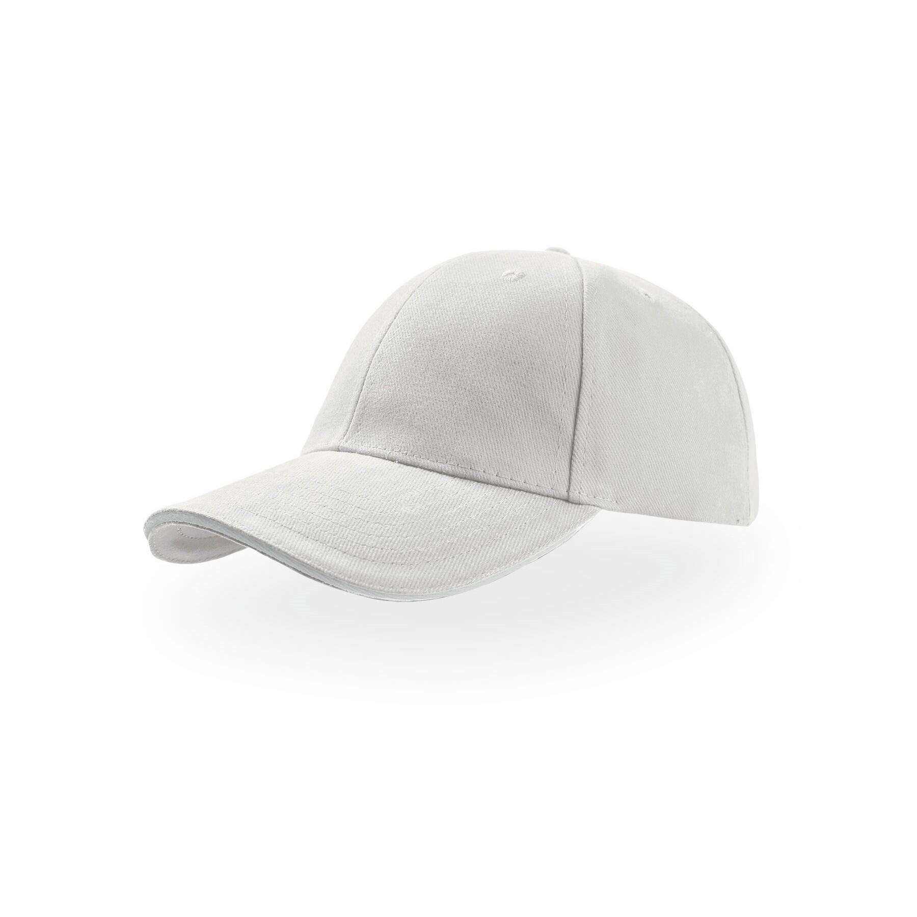 Mixed thick cotton sandwich cap (White)