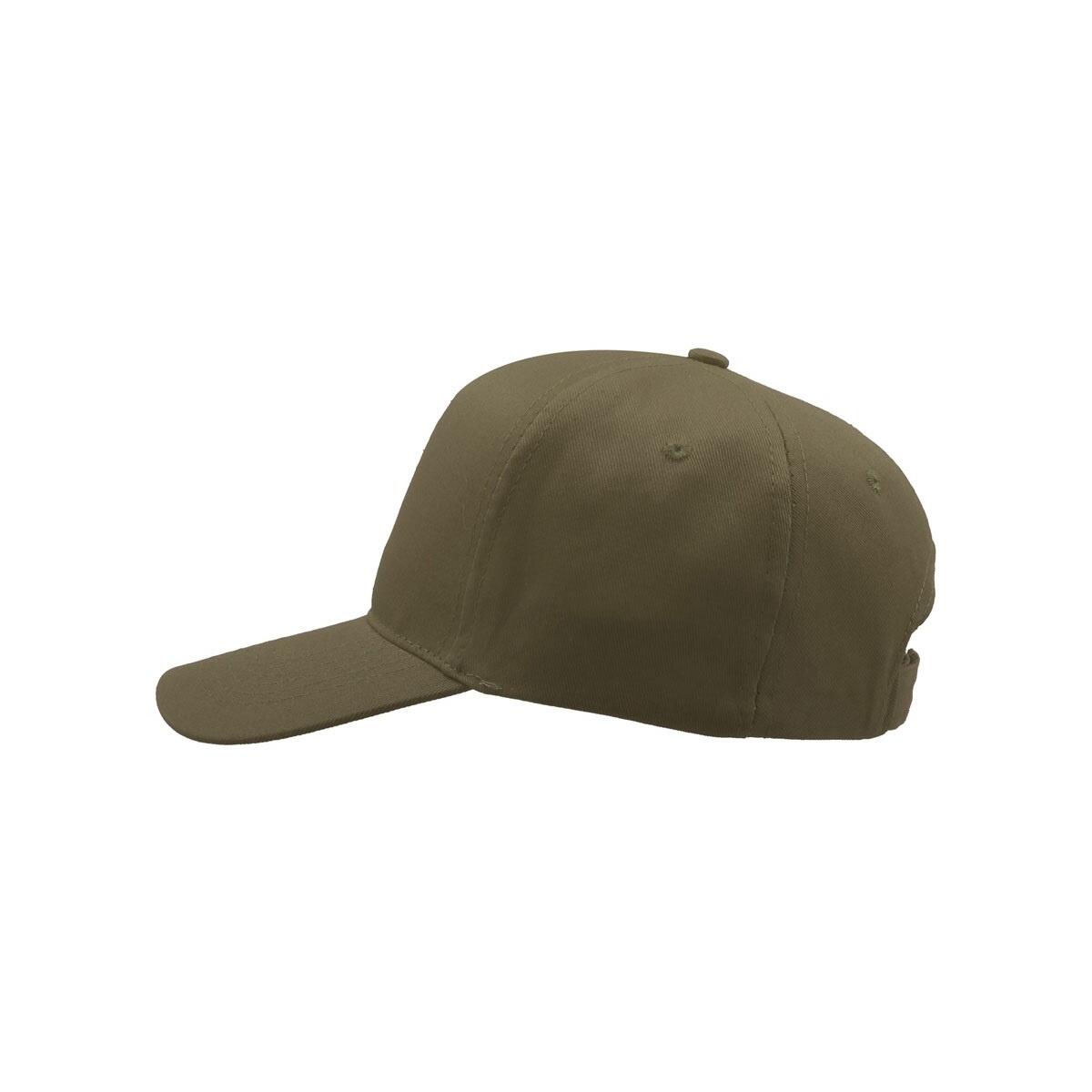 Baseballkappe mit 5 Paneelen Damen und Herren Olive 3/5