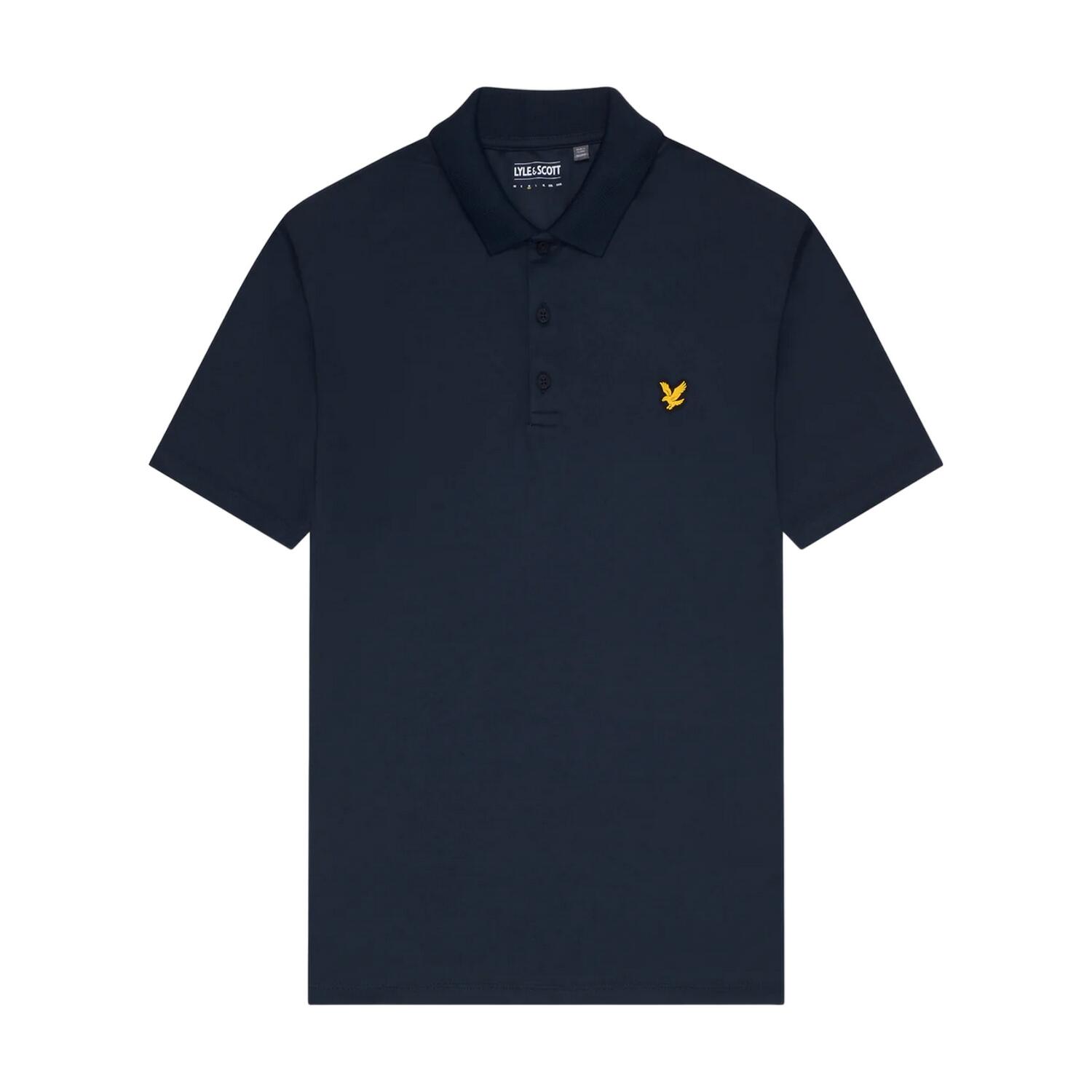 LYLE AND SCOTT Mens Tech Golf Polo Shirt (Dark Navy)