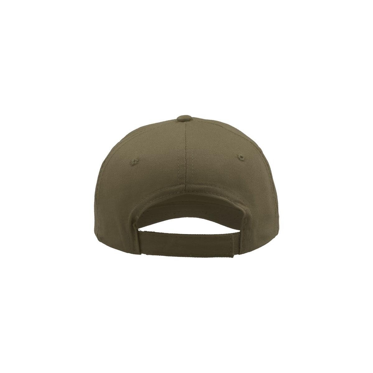 Baseballkappe mit 5 Paneelen Damen und Herren Olive 2/5