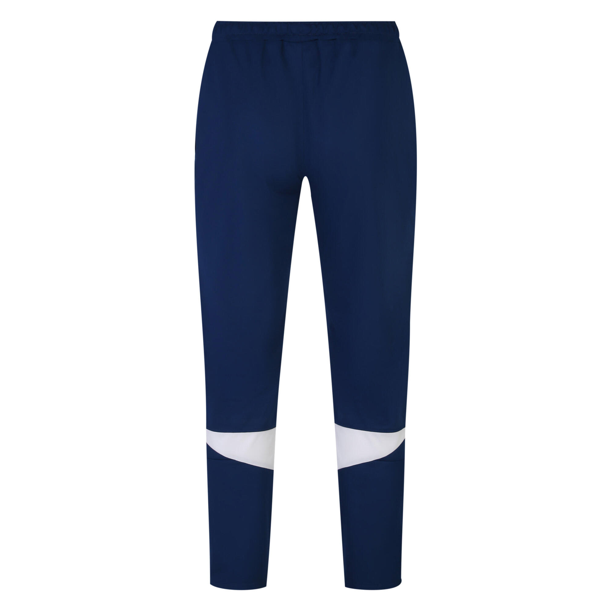 Childrens/Kids Total Knitted Training Jogging Bottoms (Navy/White) 2/3