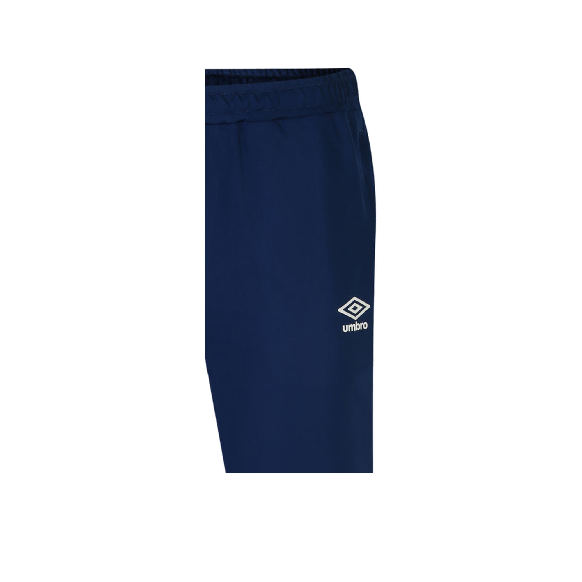 Childrens/Kids Total Knitted Training Jogging Bottoms (Navy/White) 3/3