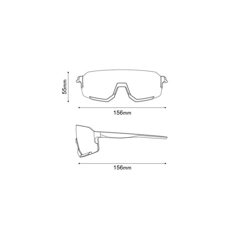 Gafas Ciclismo CE-ARLT2 AEROLITE Shimano Ridescape alto contraste Blanco