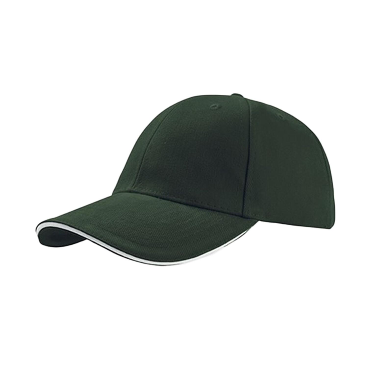 Cappello sandwich in cotone misto spesso (verde)