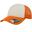 Casquette trucker RAPPER Adulte (Orange fluo)