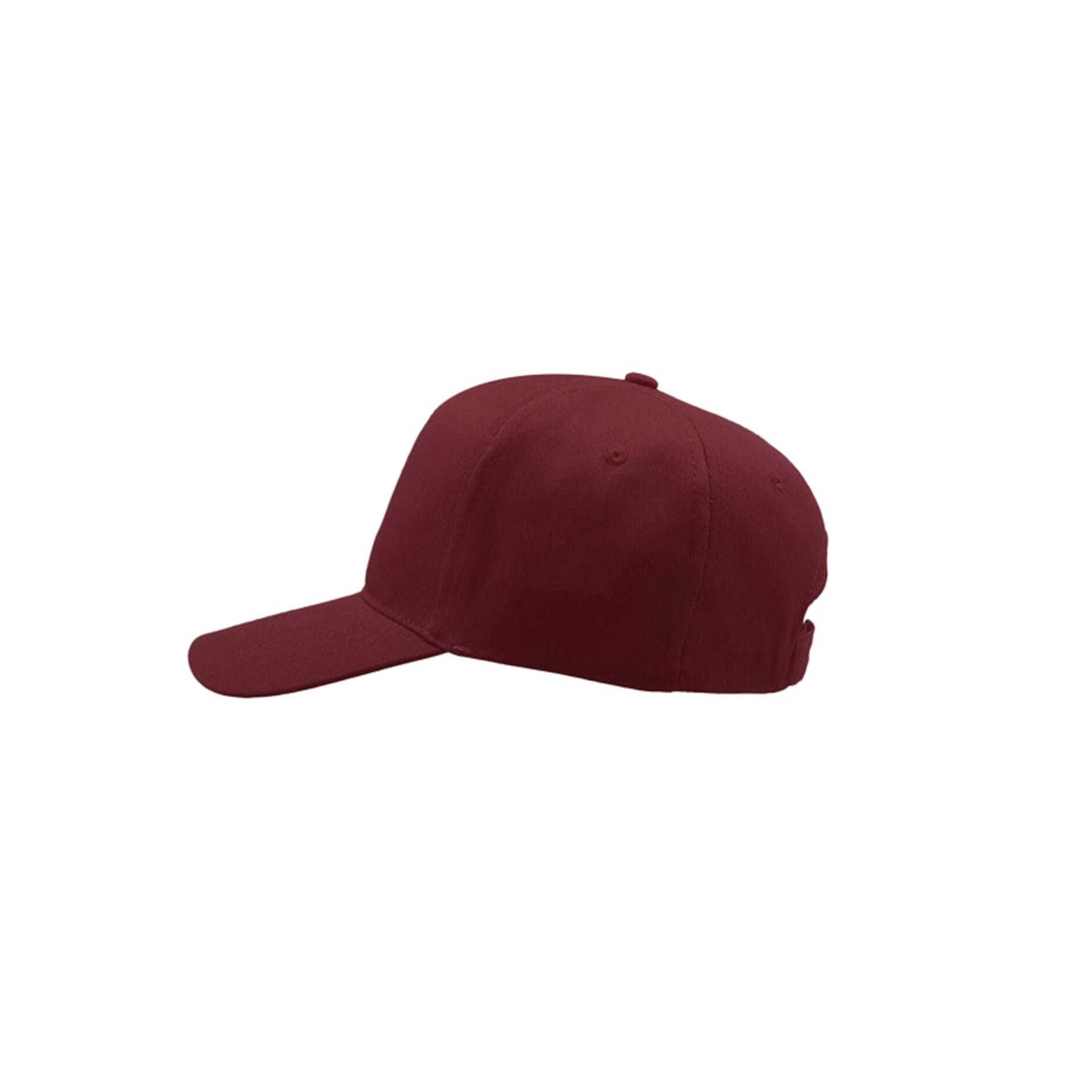 Start 5 Panel Cap (Burgundy) 3/4