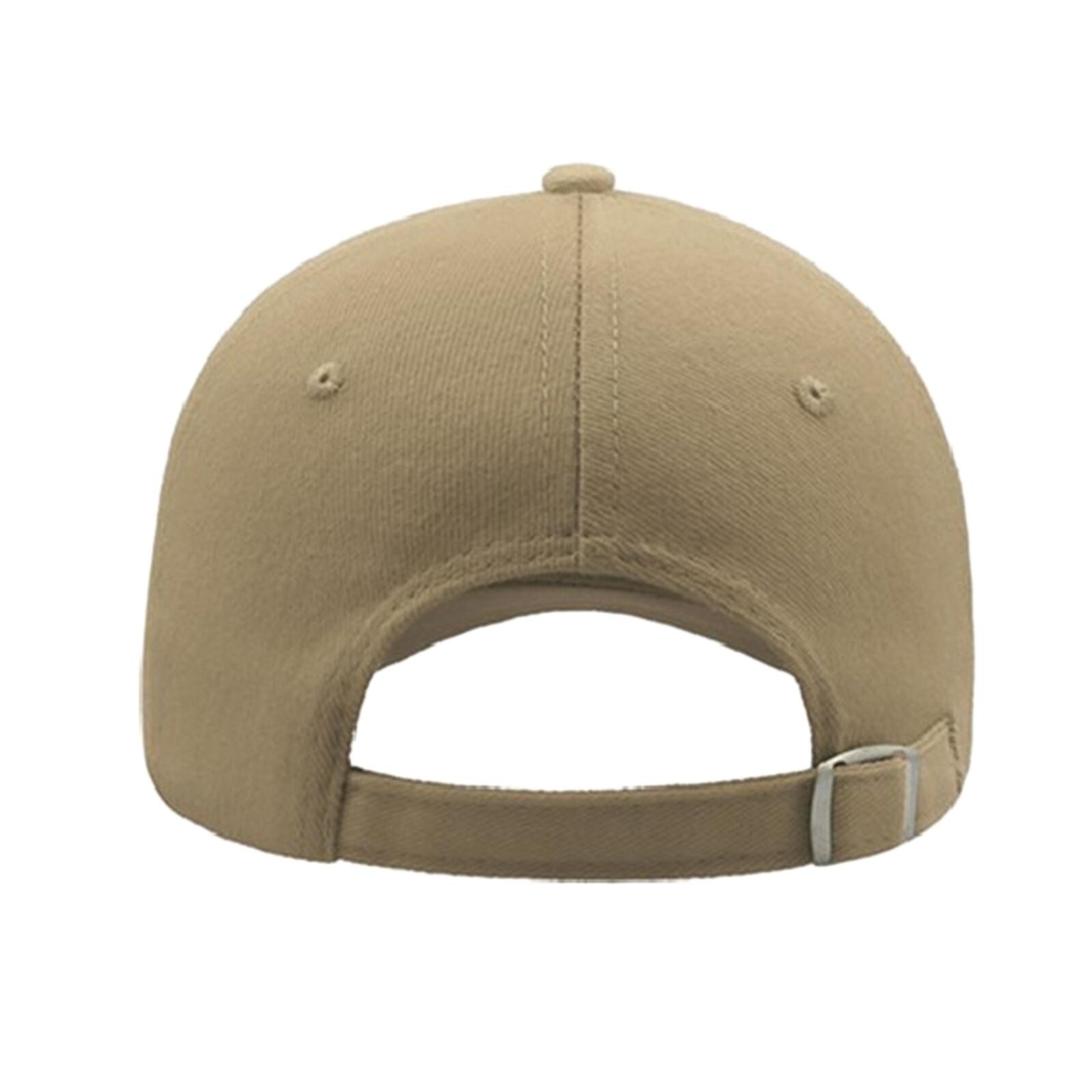 Liberty Five Buckle Heavy Brush Cotton 5 Panel Cap (Khaki) 2/5