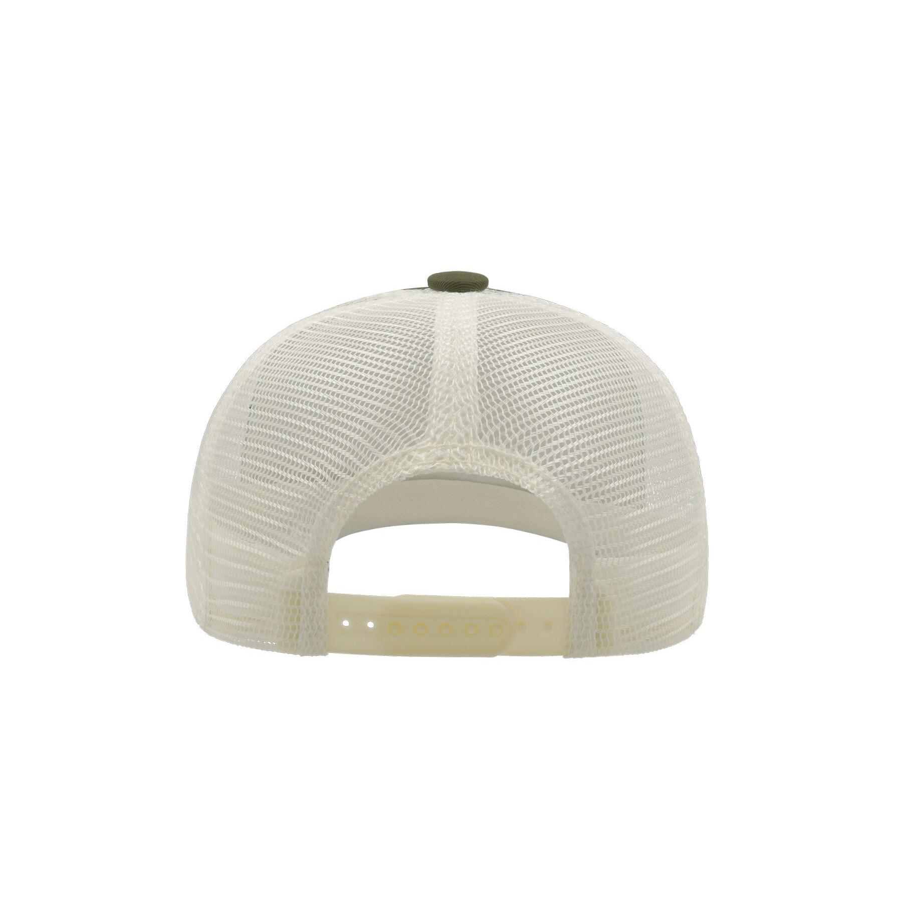 Rrd Mid Visor 5 Panel Trucker Cap (Olive) 2/5
