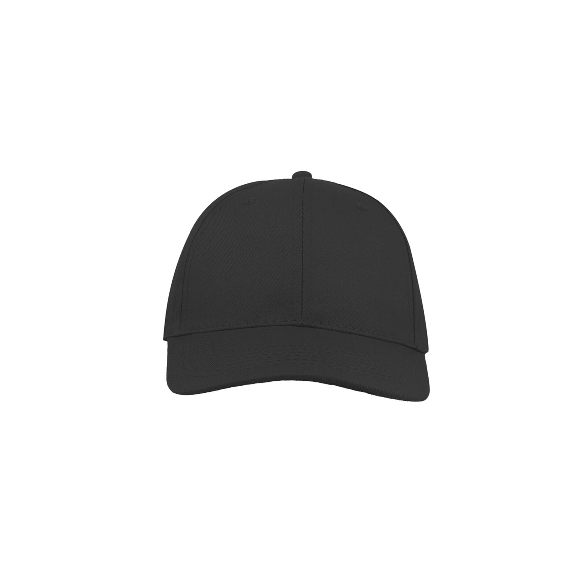 Start 6 Panel Baseball Cap (Black) 5/5