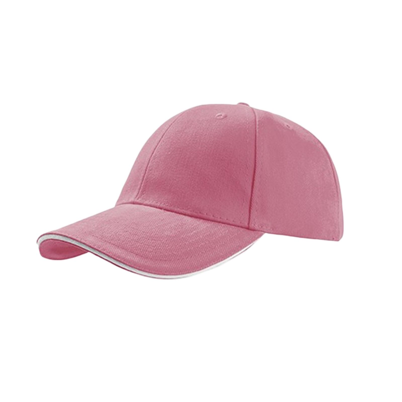 Mixed thick cotton sandwich cap (Pink)