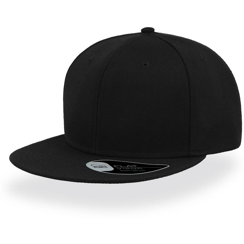 Casquette visière plate Enfant (Noir)