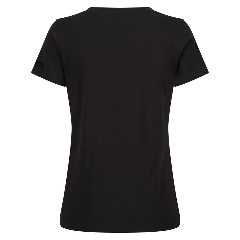 Camiseta Fingal VIII Enjoy Every Moment para Mujer Negro