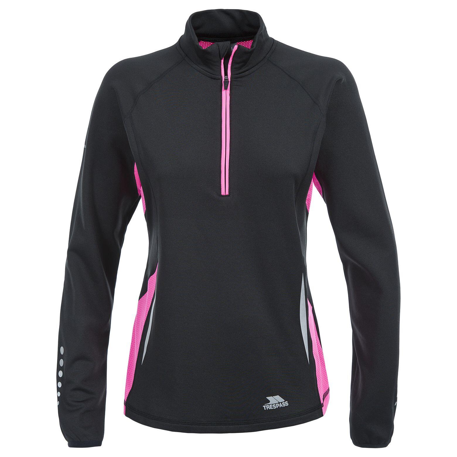 Persin Women's long-sleeved sports top (Black)