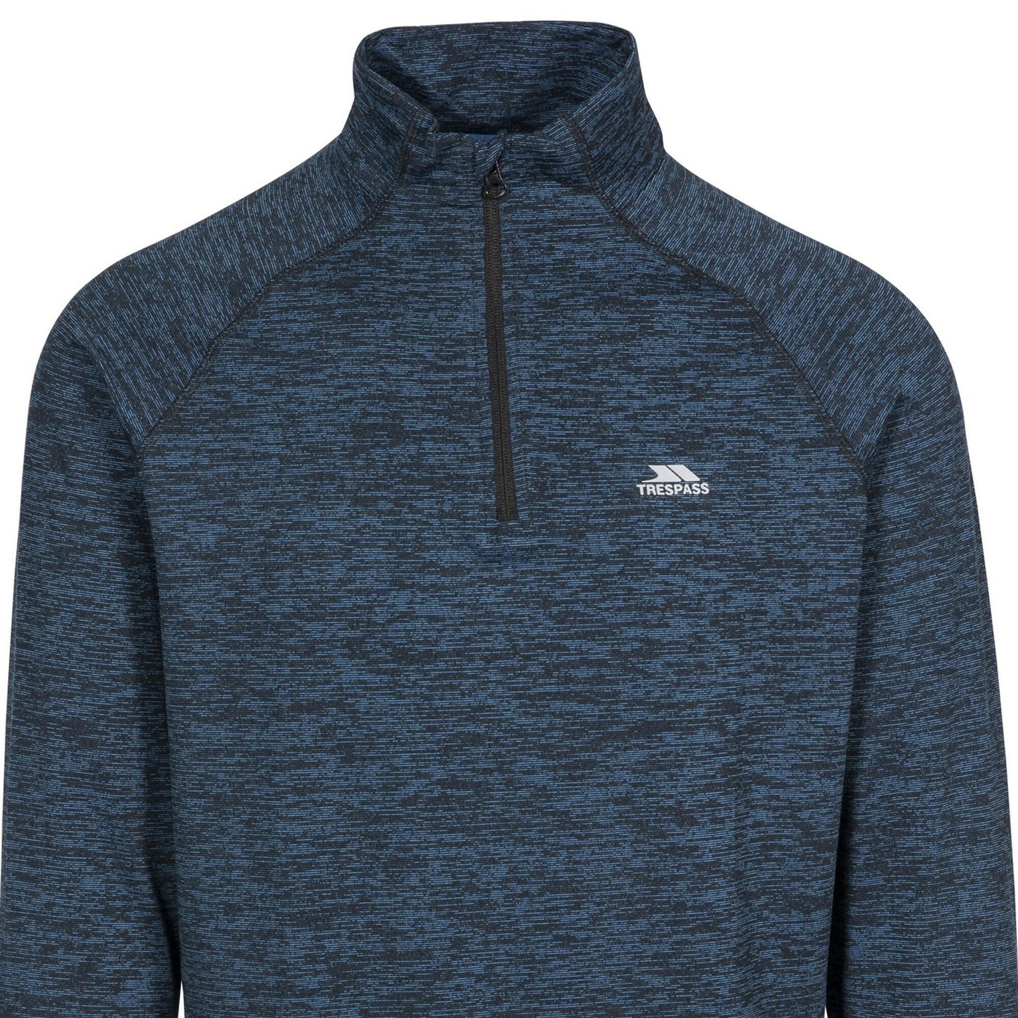 Mens Gerry Active Top (Vibrant Blue Fleck) 3/4