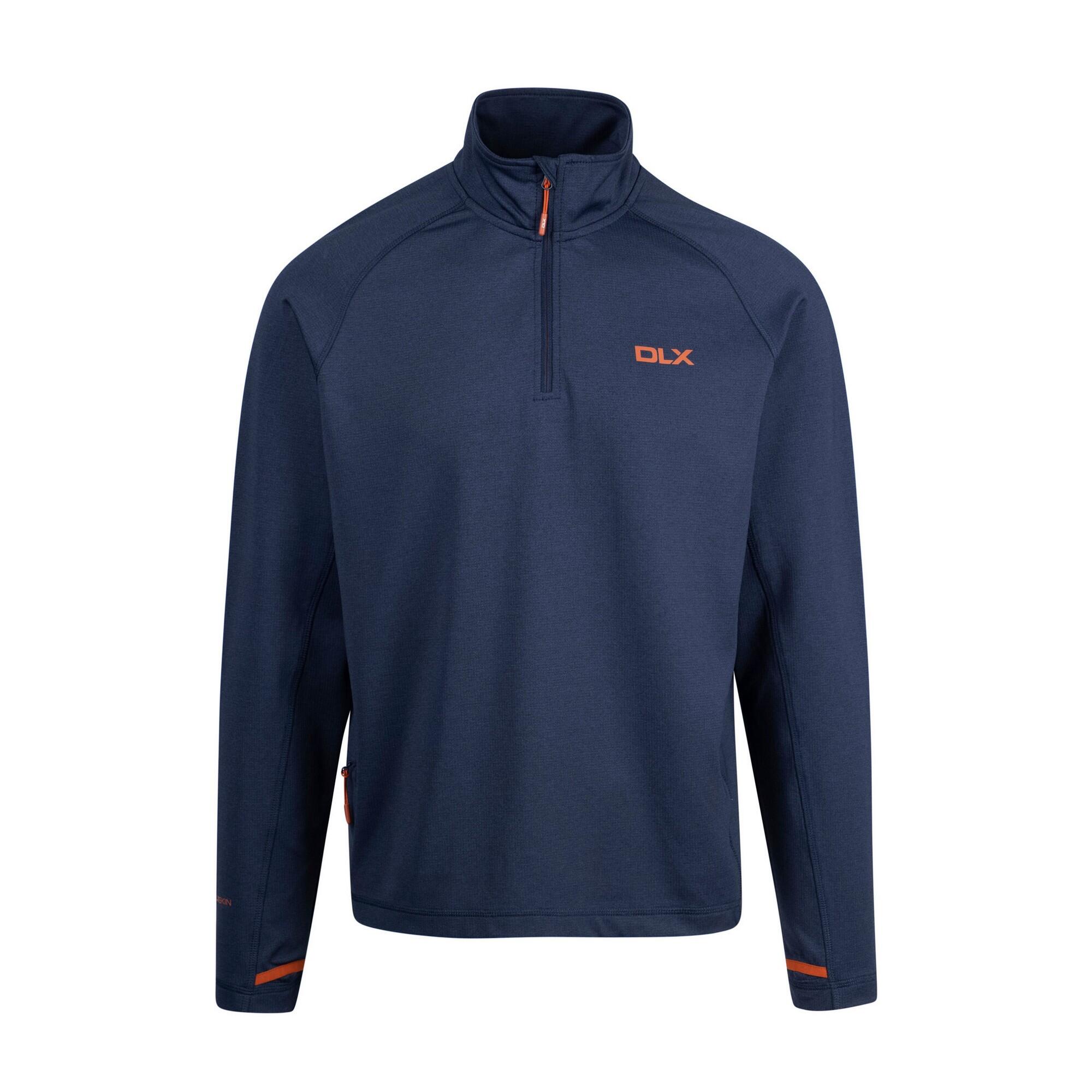 TRESPASS Mens Gleeson DLX Marl Top (Navy Marl)