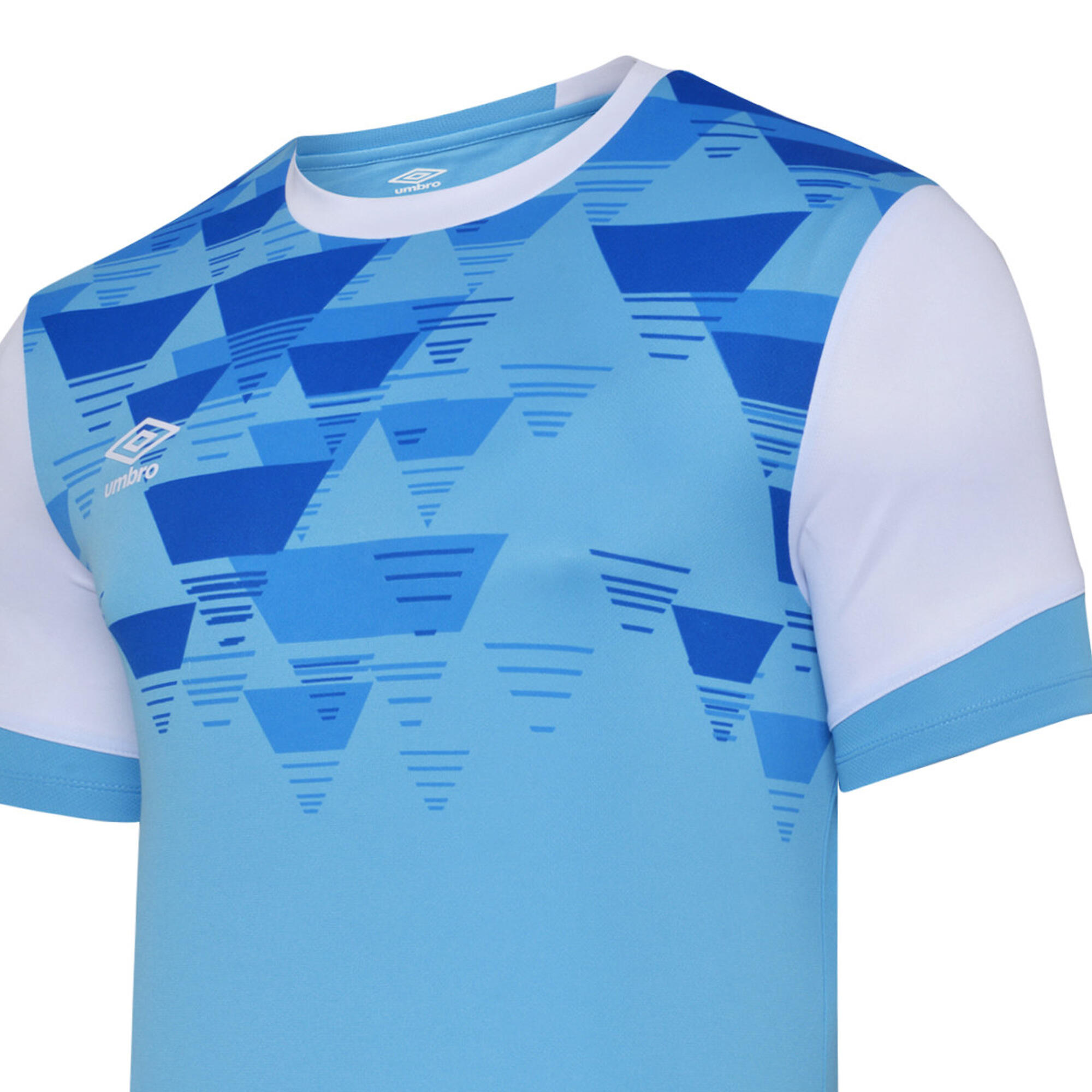 Maglia Uomo Umbro Vier Azzurro Bianco 3/3