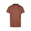 Heren Doyle DLX Marl TShirt (Gebrande sinaasappel)