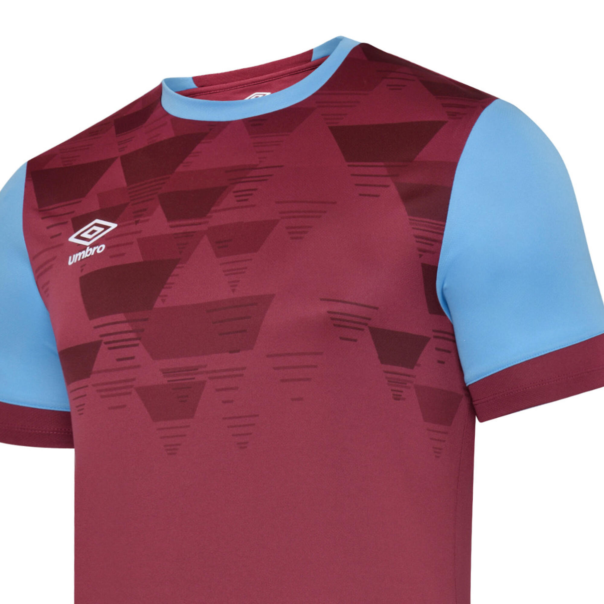 Mens Vier Jersey (New Claret/Sky Blue) 3/3