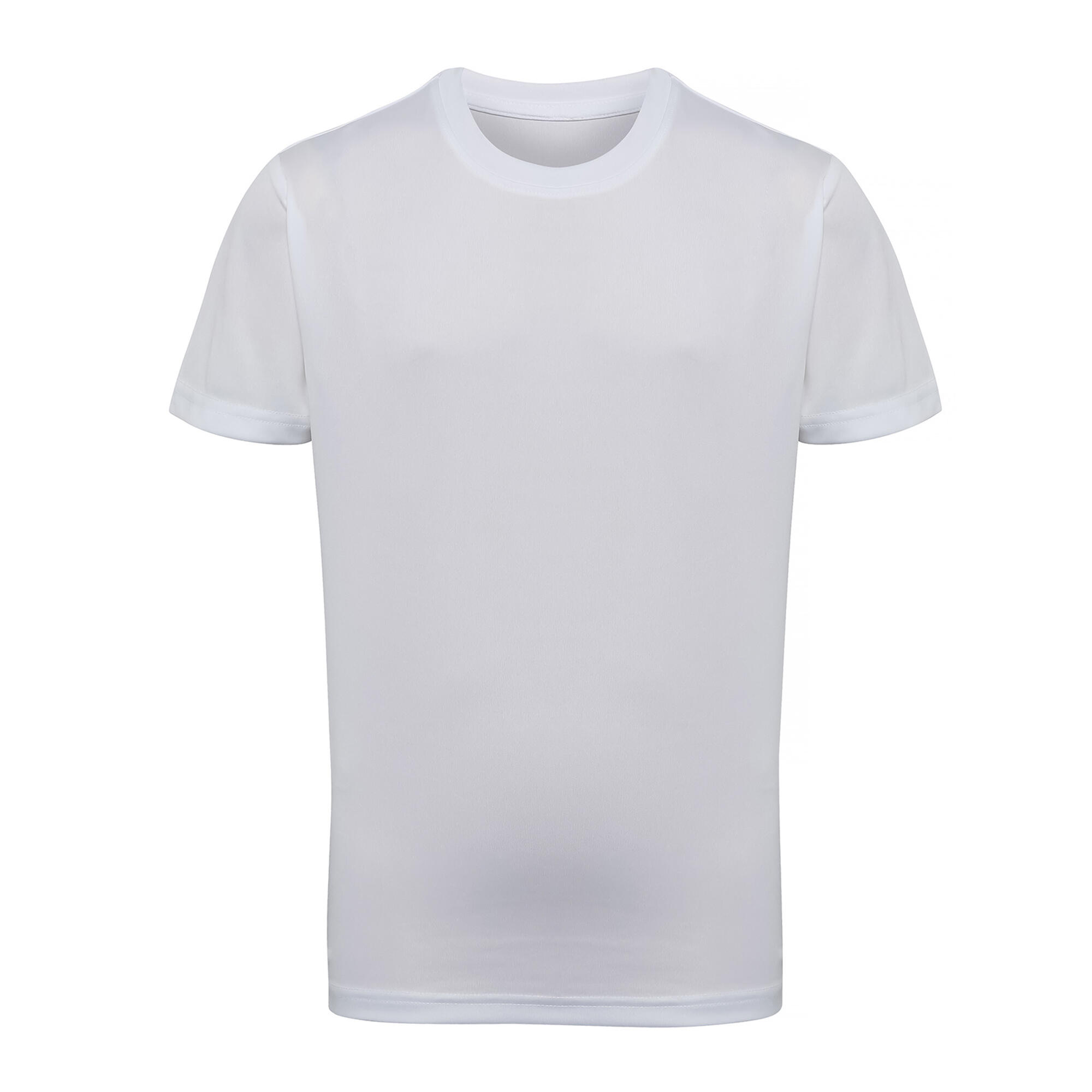 TRIDRI Unisex Childrens/Kids Performance TShirt (White)