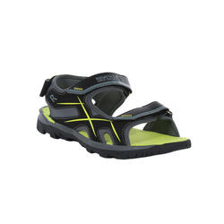 Heren Kota Drift Open Teen Sandalen (Zwart/Bright Kiwi)