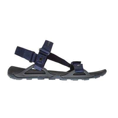 Heren locke sandalen (zwart/navy)