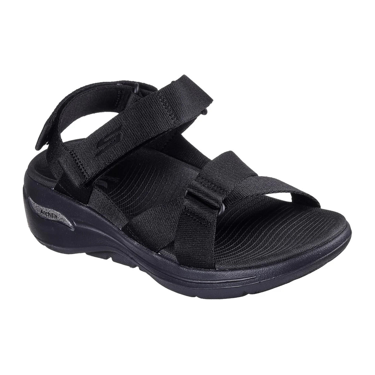 GO WALK ATTRACT Women's Sandals (Black)