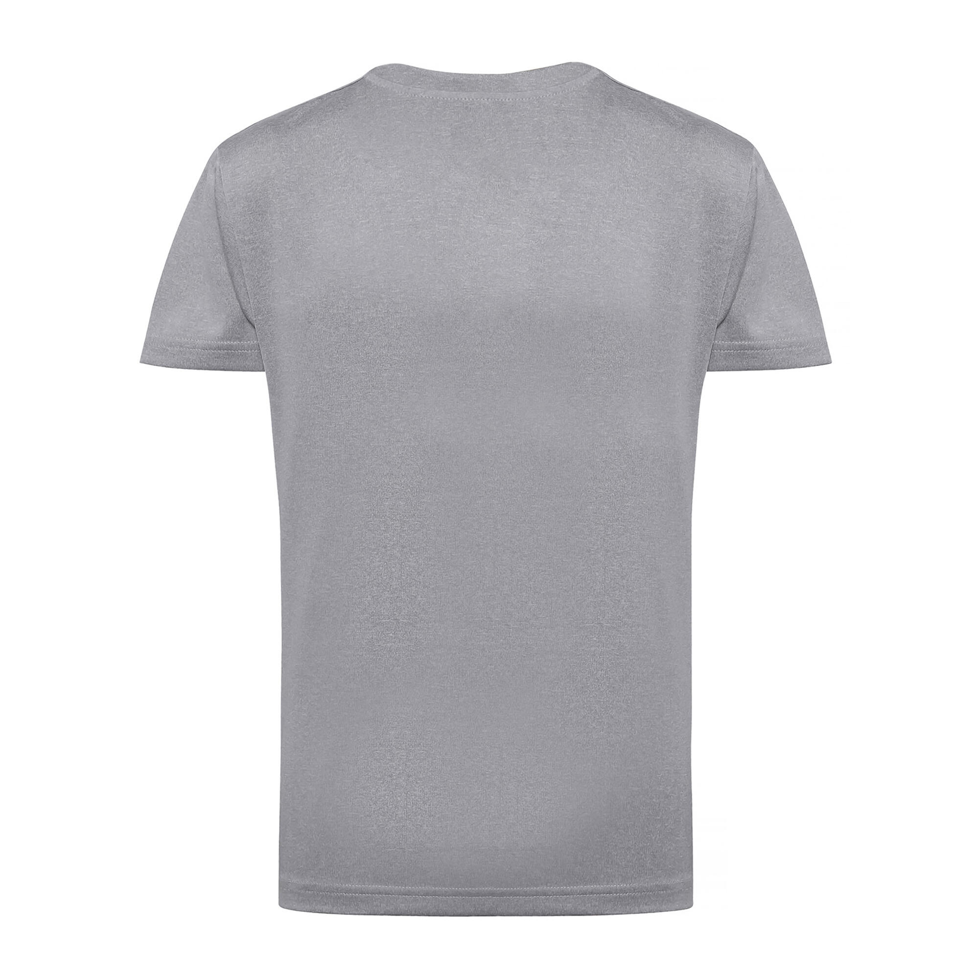 Unisex Childrens/Kids Performance TShirt (Silver Melange) 2/3