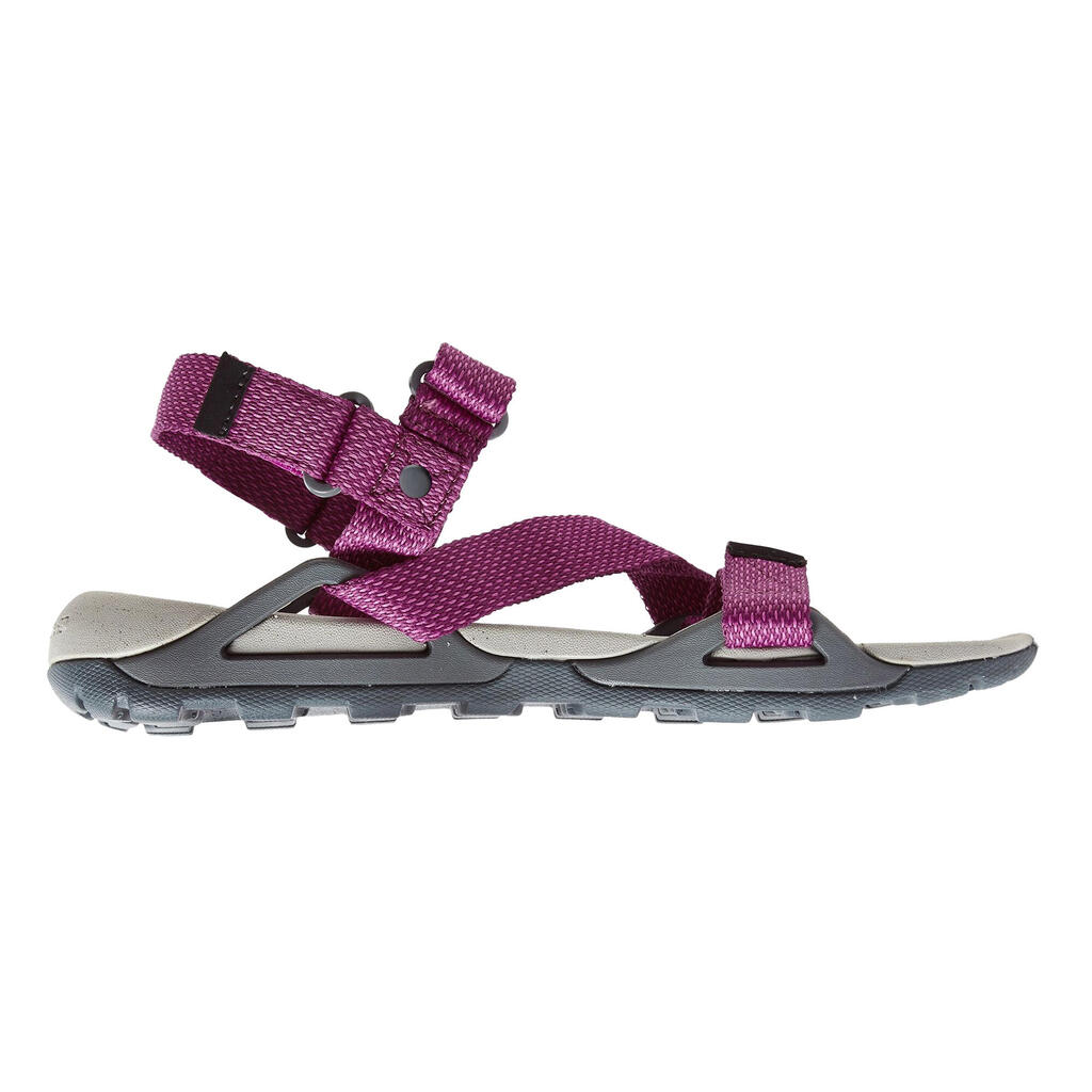 Womens/Ladies Lady Locke Sandals (Charcoal/Raspberry)