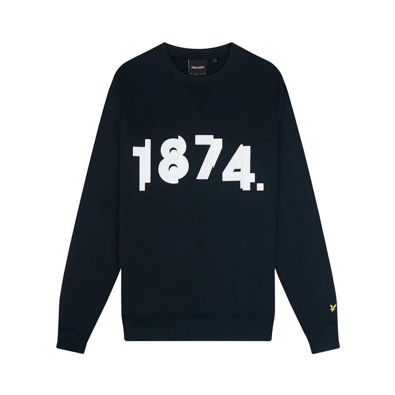 "1874" Sweatshirt für Herren Dunkel-Marineblau