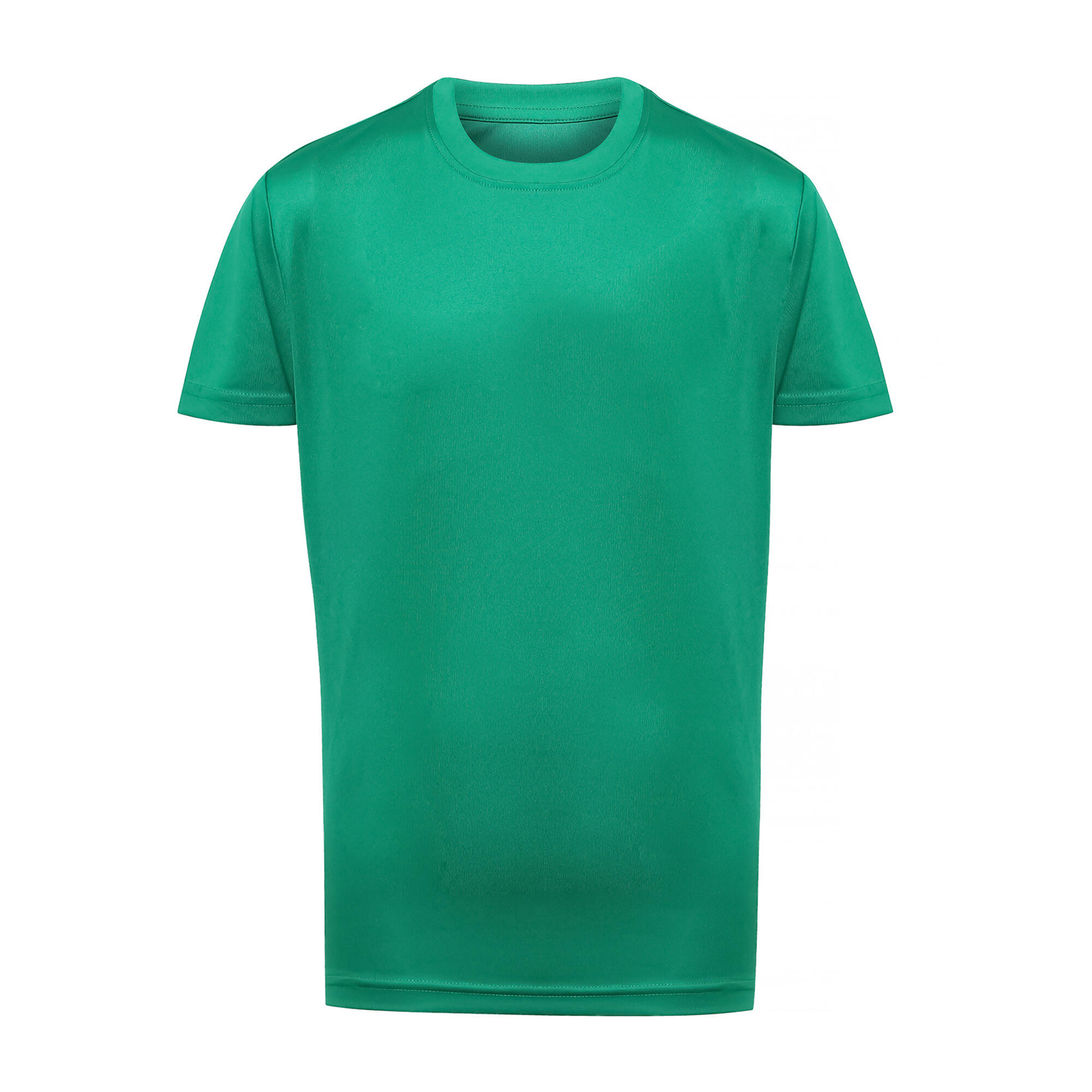 TRIDRI Maglietta Sportiva A Maniche Corte Bambini/Unisex TriDri Performance Verde Kelly