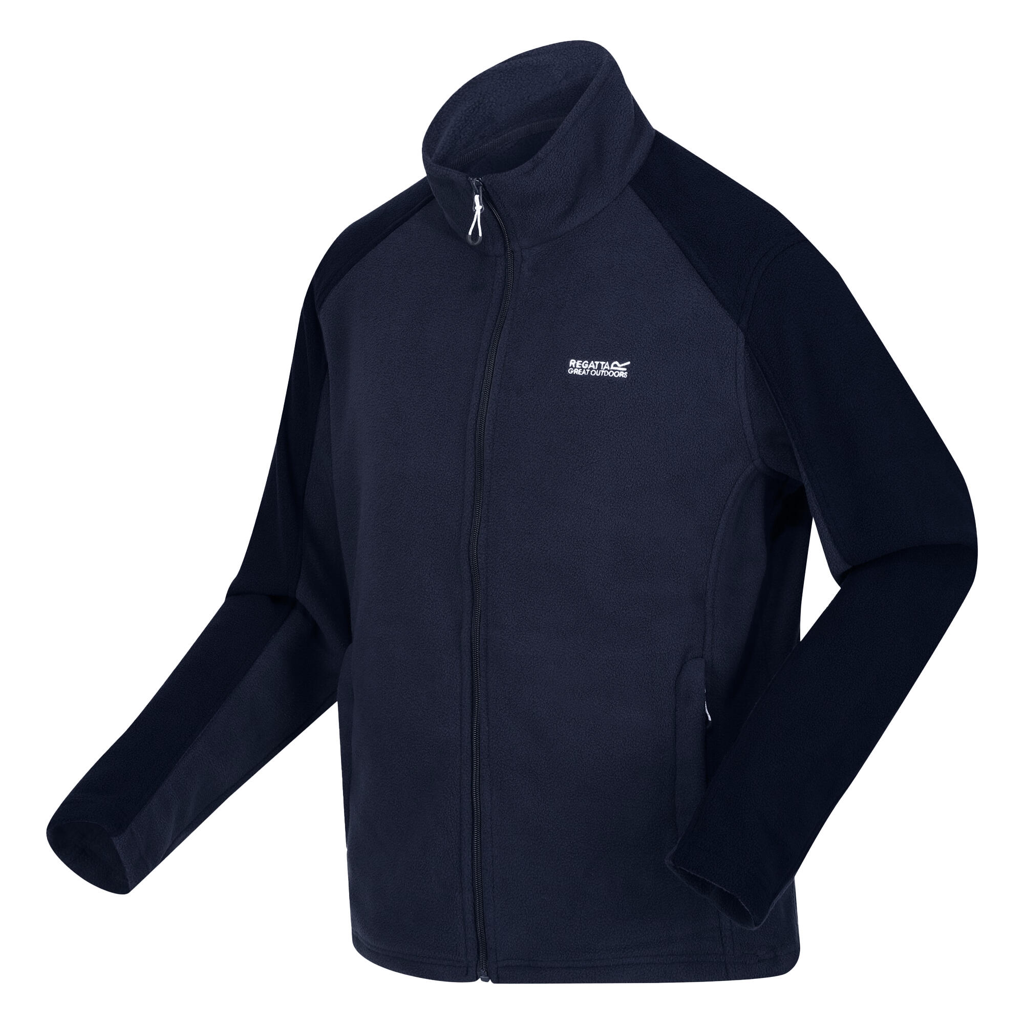 Veste Polaire Motif/style Deux Tons HEDMAN Homme (Bleu Marine) 3/5