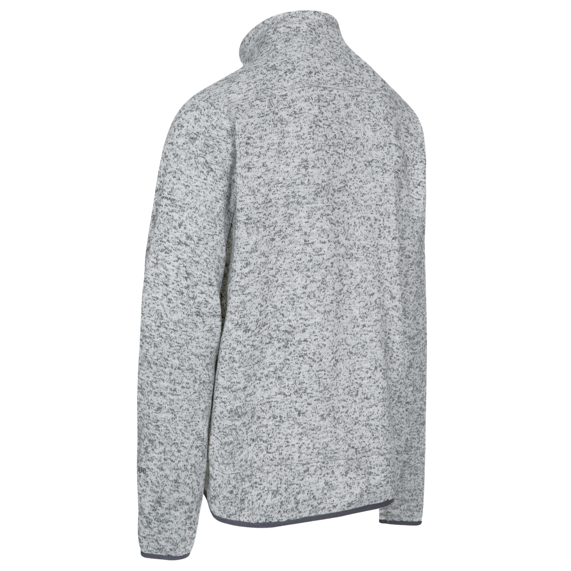 Uomo Pile Wallow con zip (grigio erica)