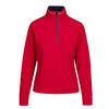 Dames Skylar Fleece Top (Rood)